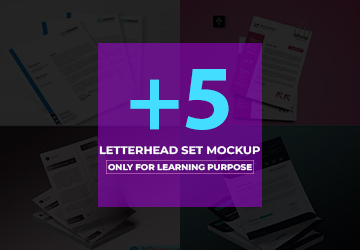 Letterhead Mockup Bundle 05